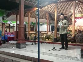 Pagelaran Wayang Kulit Puncak Acara Bersih Desa Grogol Dirawuhi Wakil Bupati Gunungkidul